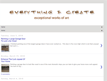 Tablet Screenshot of everythingicreate.com